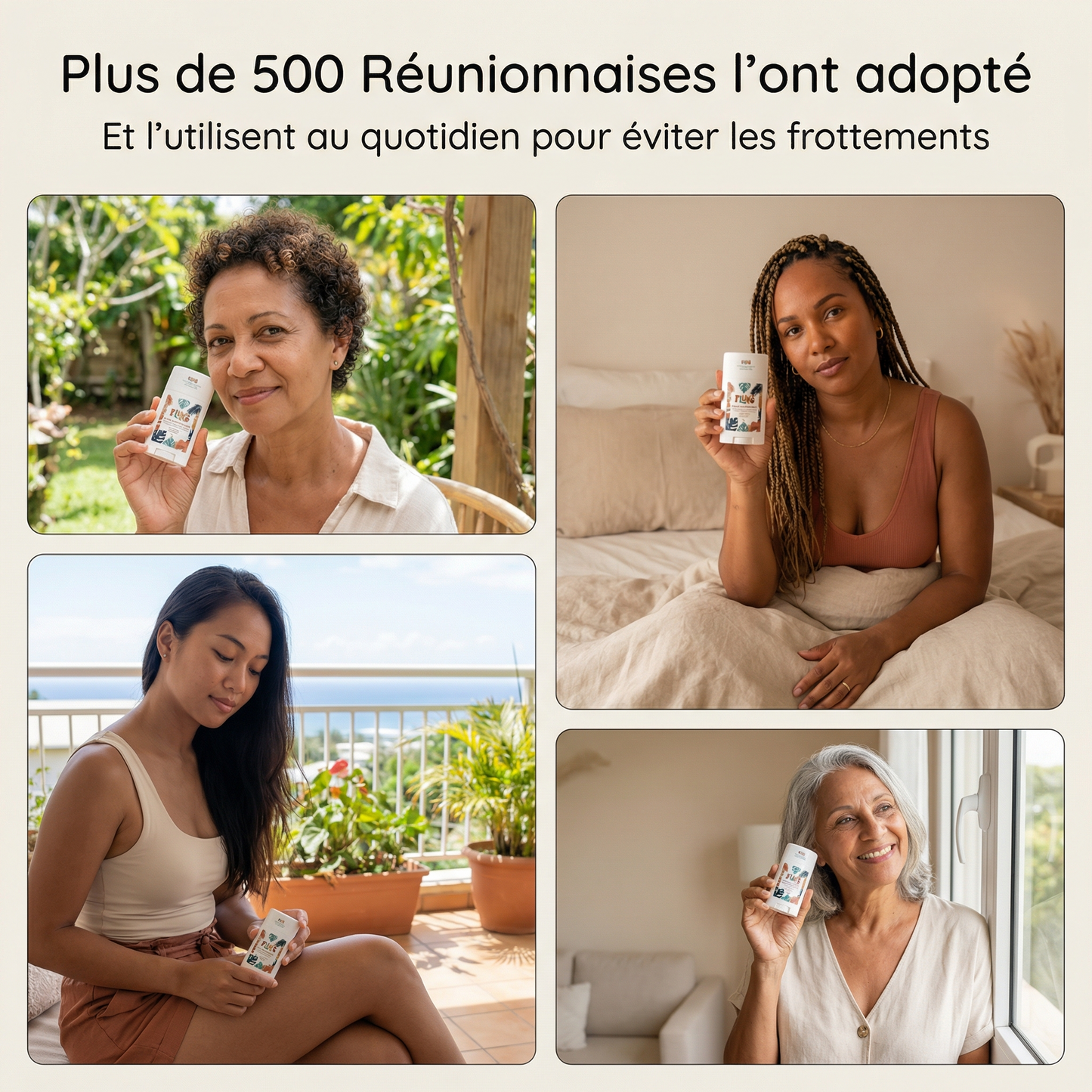 Stick - Zéro frottement, zéro brûlure.